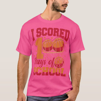 T-shirt Basket-Ball 100E Jour De L'École 100 Jours De L'Éc
