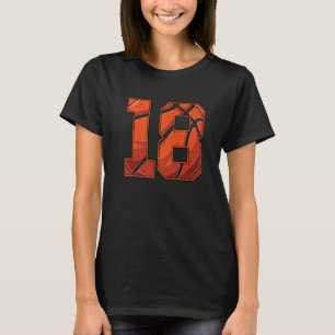 T-shirt Basket-ball 18e anniversaire garçon fille dix-huit