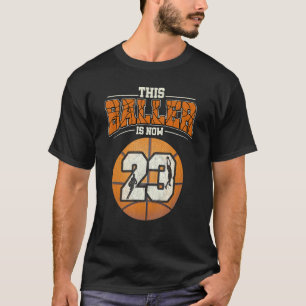 T-shirt Basket-ball 23ème anniversaire fille Boy Bball 23