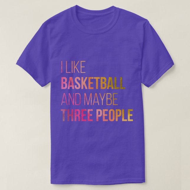 T-shirt Basket-ball (4) (Design devant)