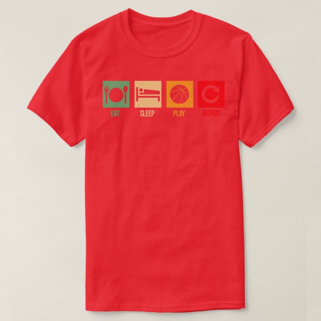 T-shirt basket-ball amusant 2 (Design devant)
