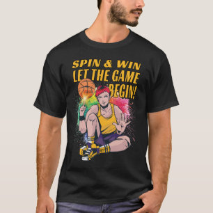 T-shirt Basket Ball Anime hommes noir