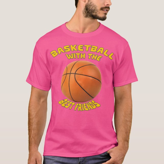 T-shirt Basket-Ball Avec Le Meilleur Ami (Devant)
