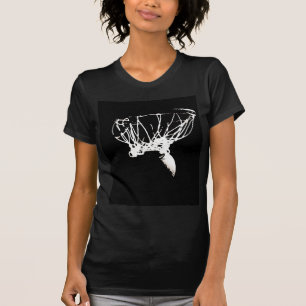 T-shirt Basket-ball Black White Pop Art