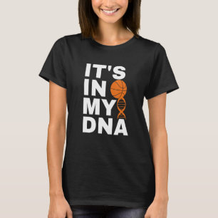 T-shirt Basket-ball C'est dans mon ADN Cool jouer au baske