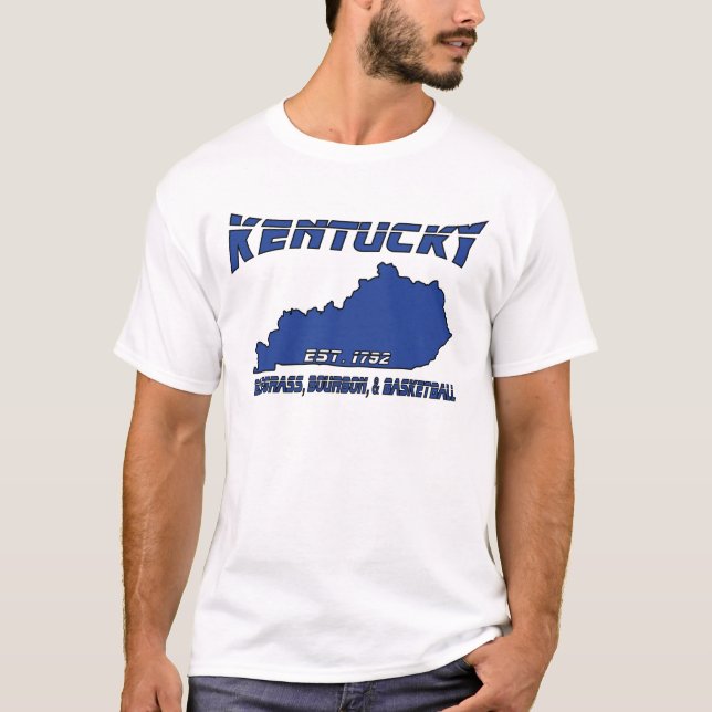 T-shirt Basket-ball des Bourbons du Kentucky Bluegrass (Devant)