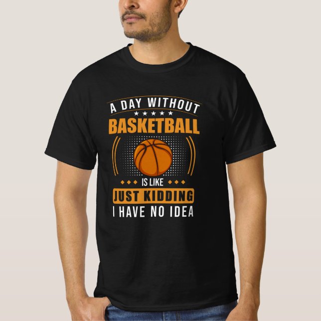 T-shirt Basket-ball dit drôle (Devant)