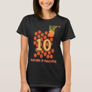 T-shirt Basket-ball Double chiffres Anniversaire Sportif g