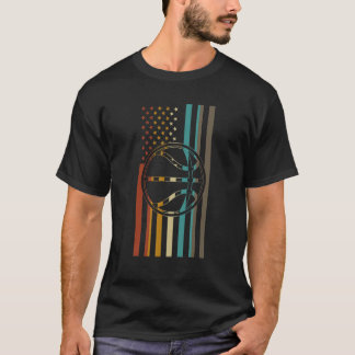 T-shirt Basket-ball Drapeau Basket-ball Sport