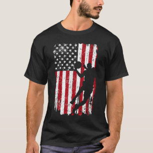T-shirt Basket-ball du 4 juillet Dabbing Basket-ball Garço