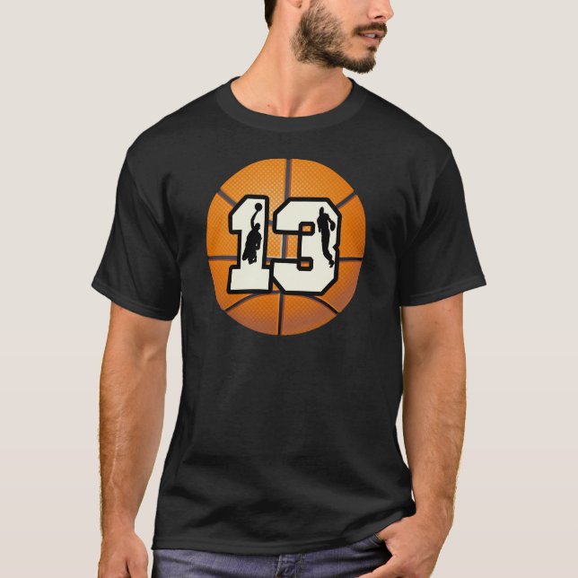 T-shirt Basket-ball et joueurs du numéro 13 (Devant)