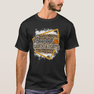 T-shirt Basket-ball Grandgirl Leopard Bleached Family M