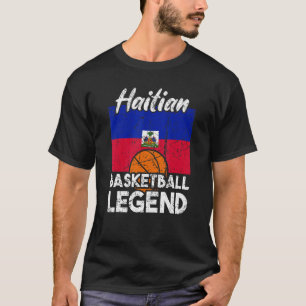 T-shirt Basket-ball Haïtien Style Haïti Drapeau Haïtien Pa