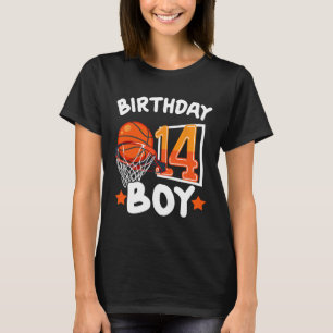 T-shirt Basket-Ball Im 14 Ans 14ème Décor Boy