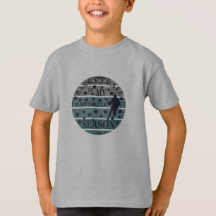 T-shirt basket-ball ma saison préférée rétro coucher de so