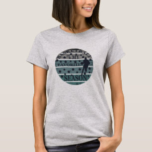 T-shirt basket-ball ma saison préférée rétro coucher de so