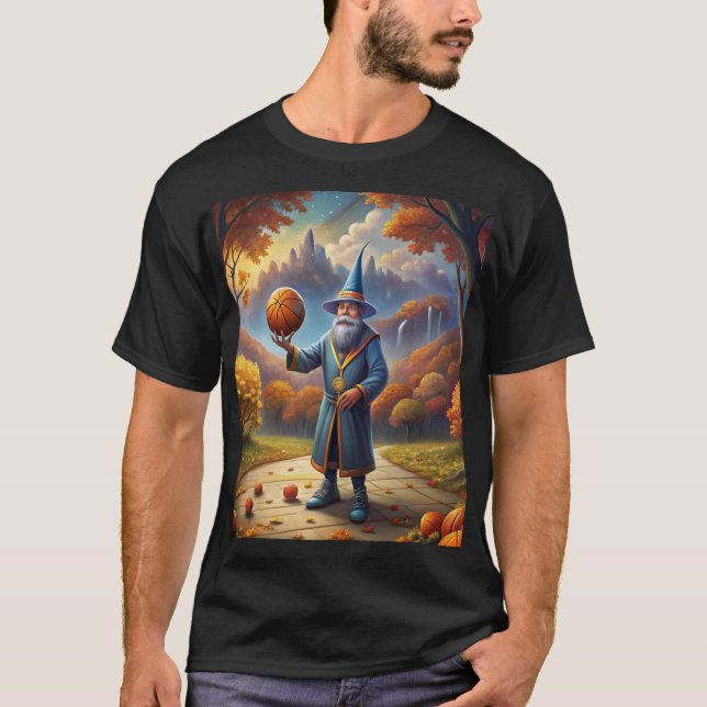 T-shirt Basket-ball magique (Devant)