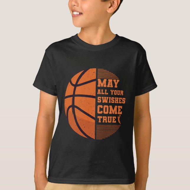 T-shirt Basket-ball mai tous vos Swings obtenir True Colle (Devant)