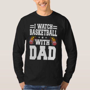T-shirt Basket-ball Papa Joueur Équipe Sport Hoop Ball Pèr