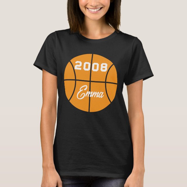 T-shirt Basket-ball personnalisé (Devant)