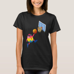 T-shirt Basket-ball player Easter Egg Funny Sports Boys Ki