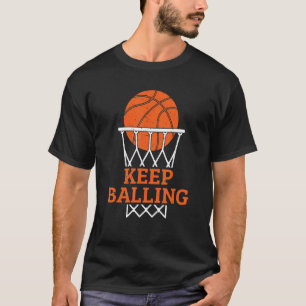 T-shirt Basket-Ball Pour Hommes Garçon Kepp Ballin Basket-