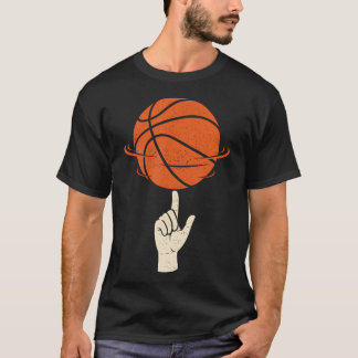 T-shirt Basket-ball qui tourne - Joueur de basket-ball Fan