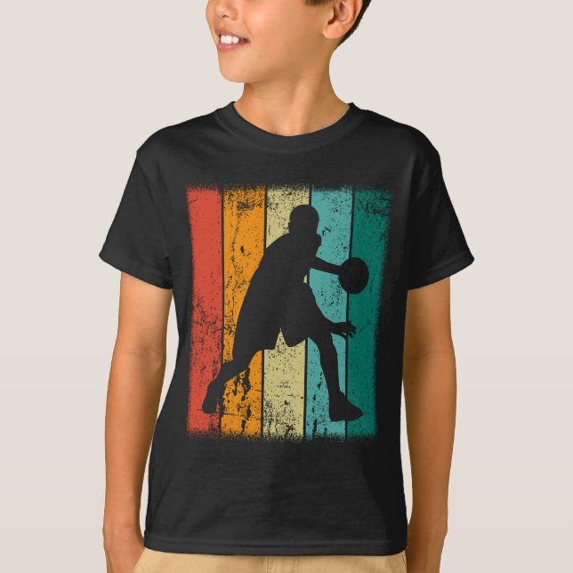 T-shirt Basket-ball rétro (Devant)