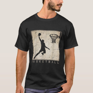 T-shirt Basket-ball rétro pour les joueurs de basket-ball