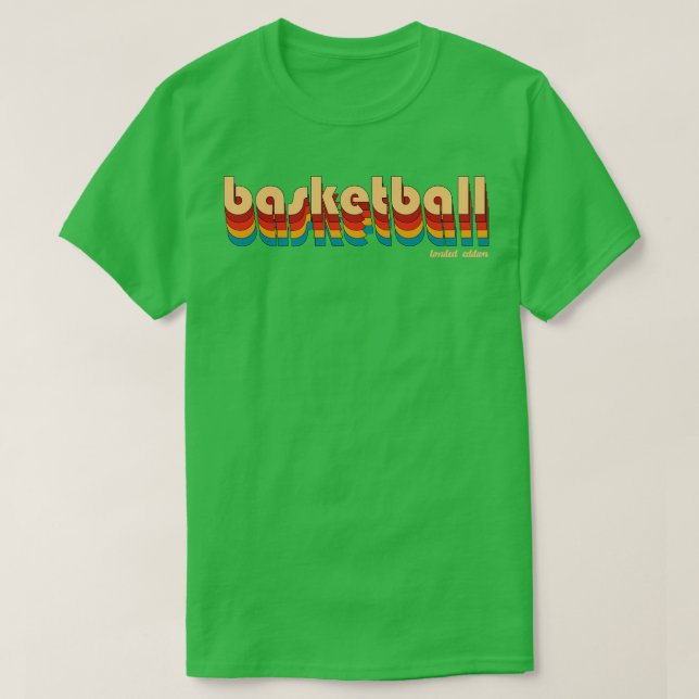 T-shirt Basket-ball rétro vintage (Design devant)