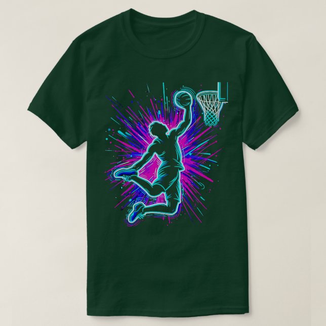 T-shirt Basket-ball Sports Ventilateur Hommes Enfants Joue (Design devant)
