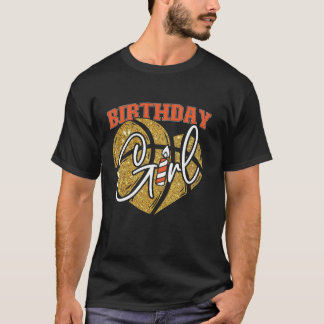 T-shirt Basket Bball Anniversaire Fille Femme Anniversaire