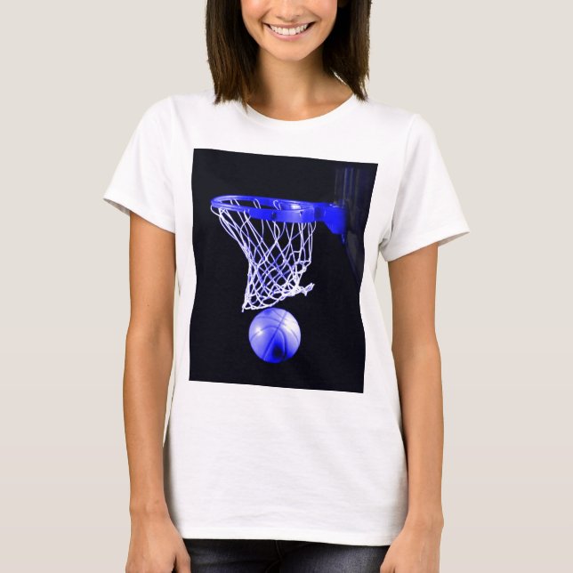 T-shirt Basket bleu (Devant)