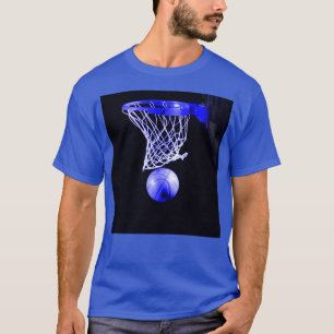 T-shirt Basket bleu