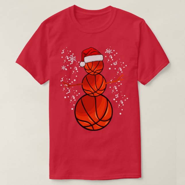 T-shirt Basket de Noël (Design devant)