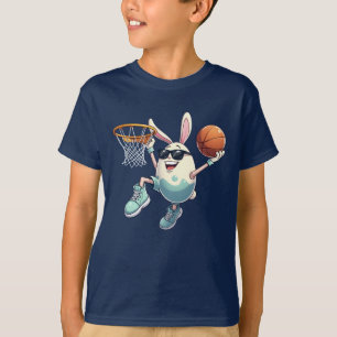 T-shirt Basket de Pâques Basket Oeufs Dunk Garçons Hommes