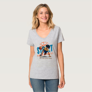 T-shirt Basket de rue Cou-V féminin