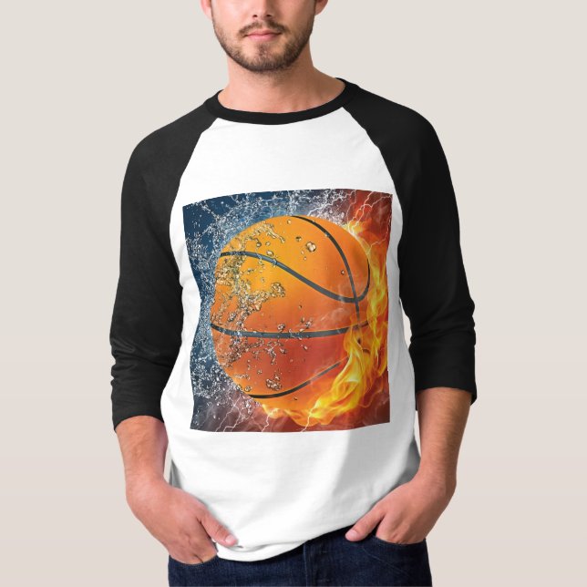 T-shirt Basket flamboyant (Devant)