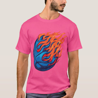 T-shirt Basket flamboyant - Conception audacieuse et dynam
