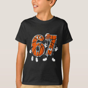 T-shirt Basketball 67 Six Seven Mème Cool 6 7 Drôle Drip N