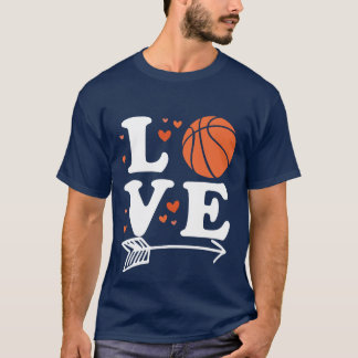 T-shirt Basketball Amour Vêtements Hommes Femmes Garçons F