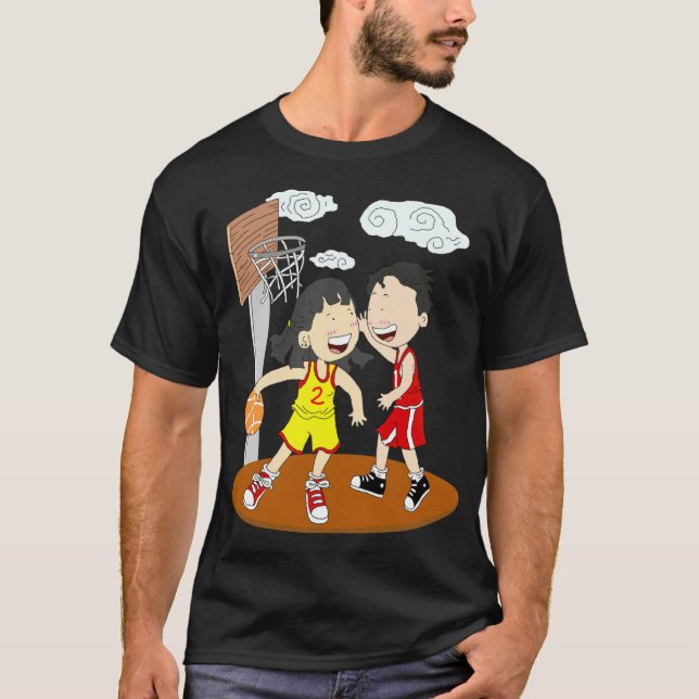 T-shirt basketball ankle breaker basketball gift  (Devant)