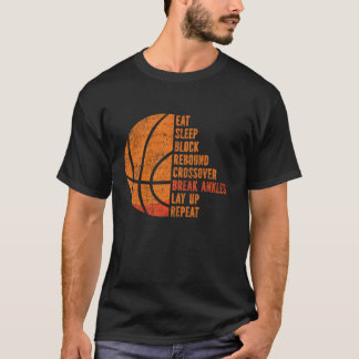 T-shirt Basketball Ball Manger Sleep Block Rebound Crossov