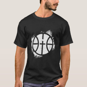 T-shirt Basketball Chemise Basketball Avec Croix Icon Chri