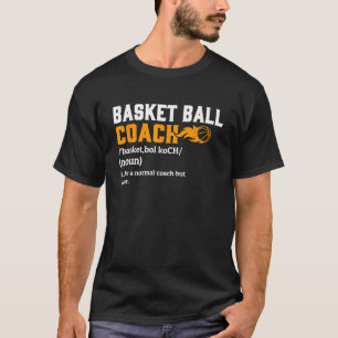 T-shirt Basketball Coach Définition Cadeau Funny Basketbal