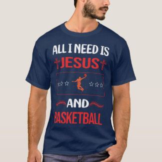 T-shirt Basketball de Jésus amusant