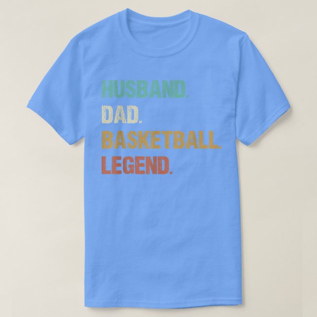 T-shirt Basketball drôle Mari père légende Fête des pères  (Design devant)