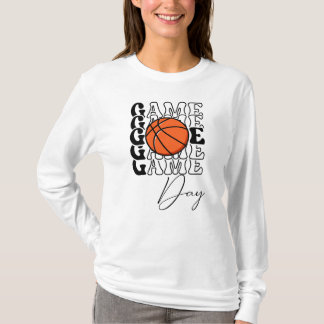 T-shirt Basketball du jour de match, Cadeau pour amateur d