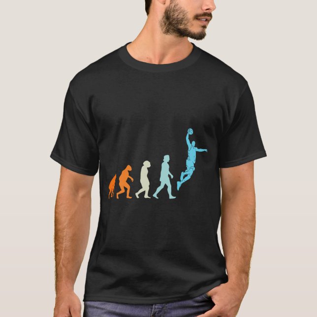 T-shirt Basketball Evolution Basketball (Devant)