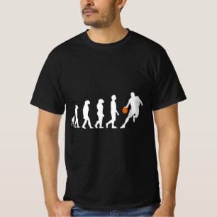 T-shirt Basketball Évolution De L'Humanité Amusante Concep